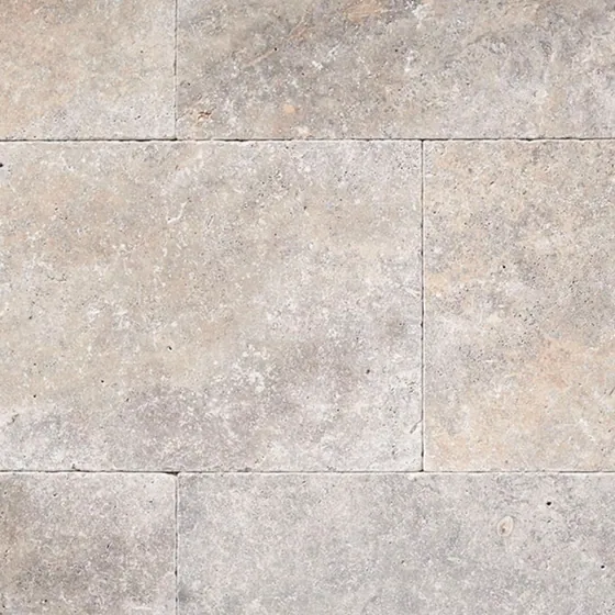 Premium Silver travertine pool coping